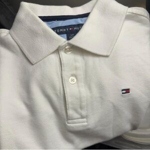 Tommy Hilfiger Kids Cream Polo Shirt
